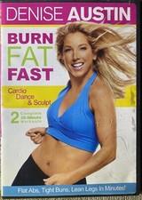 Denise Austin Burn Fat Fast Cardio Dance & Sculpt Workout Exercise DVD