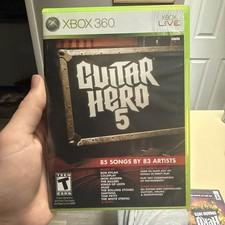 Guitar Hero 5 🎸 Microsoft Xbox 360 🥁 TESTED 🎤 MANUAL 🤘🏻