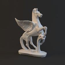 Pegasus Statue sculpture statuette figurine horse-8 Inches -White