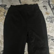 Black Solid Pattern Flared Leg Regular Fit Women's Pants Stylish Comfortable