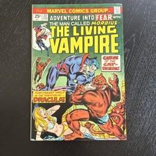 Vintage Marvel Comics Adventure Into Fear #22 Bronze Age Morbius Living Vampire