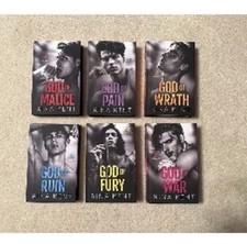 6 Legacy of Gods HARDCOVER OOP Model  SIGNED Rina Kent Books Set Collection Rare