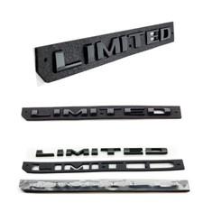 NEW Fits 2019-2022+ Dodge Ram 1500 LIMITED -BLACK- Tailgate Nameplate Upgrade 