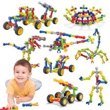Building Kit STEM Toys, 110 Pcs Educational Construction Engineering Building...