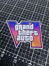 GTA 6 - Grand Theft Auto VI Sticker  GTA 3, GTA 4, GTA 5 Video Game Sealed New