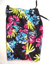 NWT $50 GOTCHA MENS SWIM / BOARD SHORTS - Black Hawaiian Print - SIZE 38