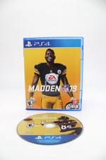 Refurbished PS4 Madden NFL 19 2019 Complete CIB Excellent Mint Clean Pristine