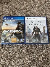 Ghost Recon Wildlands & Assassin's Creed Valhalla PS4 PS5 Bundle TESTED (CIB)