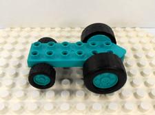 Lego Duplo Tractor Base 2x6 teal Bob the Builder (Scoop)