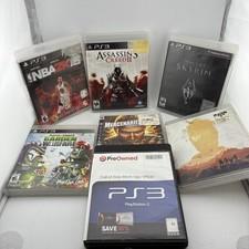 PS3 Game  Bundle Lot (7) PVZ, NBA 2K16, COD, Skyrim, Assassins Creed, ETC Tested