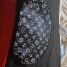 Patterned Makeup Bag Black White Cosmetic Case with Zipper Travel Organizer
