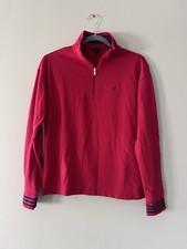 Nautica Women's Quarter 1/4 Zip pullover Size Small Color: Red,Navy NWOT