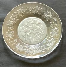 Princess House Fantasia Crystal #437 8 Inch Luncheon Plates Set of 4 New In Box