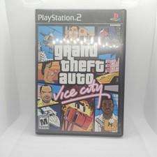 Grand Theft Auto Vice City Sony PlayStation 2, 2002 Black Label w/manual and Map