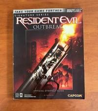 Resident Evil: Outbreak Official Strategy Guide Brady Great Cond w/ Poster PS2