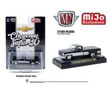 1977 Chevrolet Cheyenne Super 30 1/64 Black Model By M2 Machines 31500-MJS80