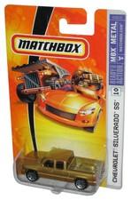 Matchbox MBX Metal (2006) Gold Chevrolet Silverado SS Truck Toy #10