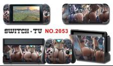 Vinyl Decal Skin Sticker Protector for Nintendo Switch Lovely Anime Girl #2053