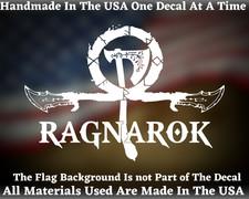 RAGNAROK GOD OF WAR NORSE WAR AXES Vinyl Decal