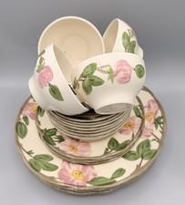 Franciscan Desert Rose 19 Pc Tea Set Cups Saucers Plates Pink Floral England