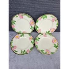 Franciscan Desert Rose Bread Butter Plates Set 4 Made in USA 6 Inch Vintage