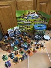 Skylanders Huge Lot Poster Figures Cards Case Game Power Portal 52