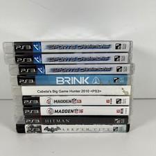 PS3 Game Lot Of 9 PS3 Sony PlayStation 3 Games Bundle Sports Champion Brink MORE