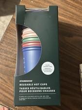 Starbucks Holiday Winter 2021 Color Changing Reusable Hot Cups 6 pack