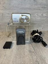 Olympus Stylus 410 Digital Camera 3.2MP Silver w/ Charger & New Battery