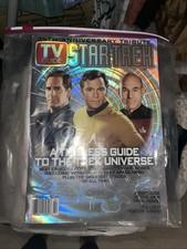 STAR TREK TV Guide Poster & 35th Anniversary Tribute Magazine July 2002 rare