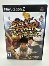 Street Fighter Anniversary Collection Sony PlayStation 2 PS2 2004 CAPCOM