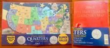 State Series Quarters Collector’s Map H.E. Harris ACID FREE ARCHIVAL DISPLAY NEW