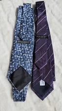 Set Of Two Banana Republic 100% Silk Ties Made in Italy Excellent Condition