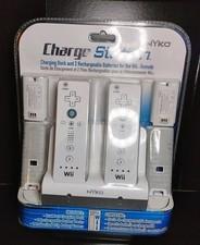 Nintendo Wii Nyko Charge Station Dock W/Batteries 87000-A50 New Sealed