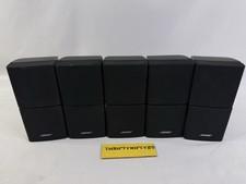x5 Bose Double Cube Black Speakers & Mountable DoubleShot Lifestyle Acoustimass
