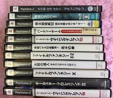 PS2 Japan 11 Game Lot Final Fantasy, Orochi, etc. - Tested & Working