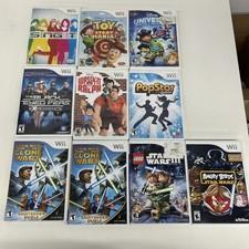 Nintendo Wii Game Bundle 10 Games 
