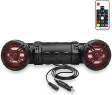 Pyle Bluetooth Speakers 800 Watt 6.5 Inch Amplified Sound System w/ LED Lights