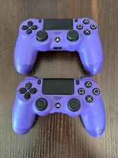 Rare Official Sony PS4 DualShock 4 - Electric Purple (Pair) - v2 CUH-ZCT2U - Min
