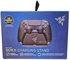 Razer ~ Quick Charging Stand for PS5 DualSense Wireless Controller (BLACK) ~ New