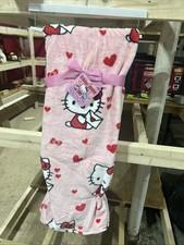 New Hello Kitty Valentines Day Plush Super Soft Throw Blanket 50x70Pink Red