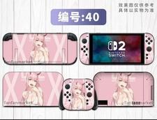Vinyl Decal Skin Sticker Protector for Nintendo Switch 2 Anime Girl #40