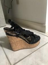 jessica simpson Black Platform sandals size 6