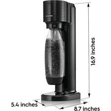 SodaStream Black Gaia Sparkling Water Maker Starter Kit