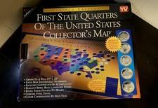 First State Quarters Of The United States Collector's Map 1999-2008 Limited Edit