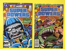 1985 DC Comics SUPER POWERS #1 & 2 Comic Book set Darkseid