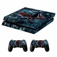 Spiderman PS4  Playstation Console 2Controllers Decal Vinyl Cover Skin Sticker