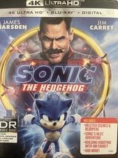 SONIC THE HEDGEHOG 4k ULTRA HD + BLU-RAY + digital Code