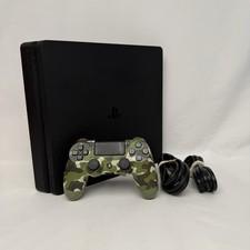 PS4 Slim Console w/ Controller & Cables – Tested - Works great! PlayStation 4