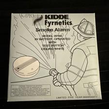 Kidde Fyrnetics Smoke Alarm Model 0915E Ceiling White New 9 Vlt Battery Operated